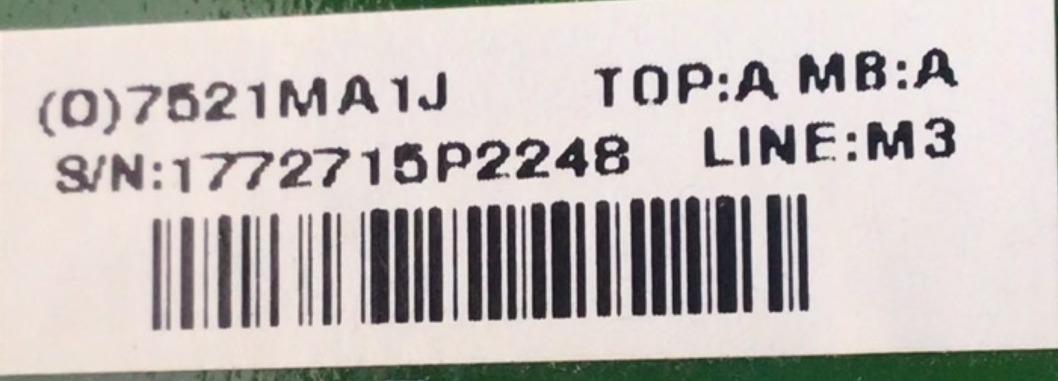 FUENTE PARA MONITOR HP / NUMERO DE PARTE 7521MA1J / 715G2852-1-6 / MODELO HP 17" W1707 - Imagen 2